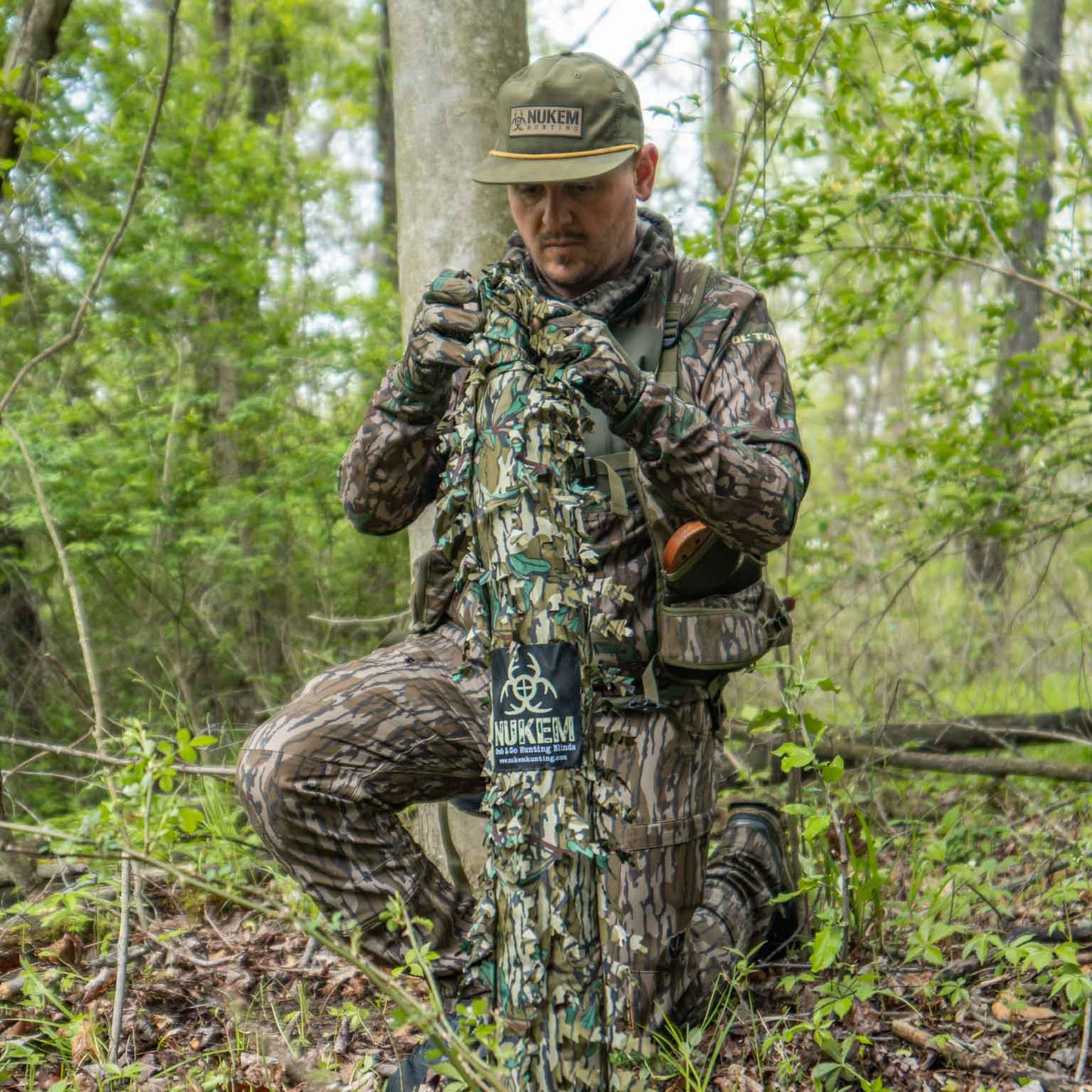 Hunting Blind - Mossy Oak Greenleaf 3D Leafy